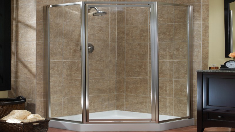 Semi Frameless Shower Enclosures With Shower Screen